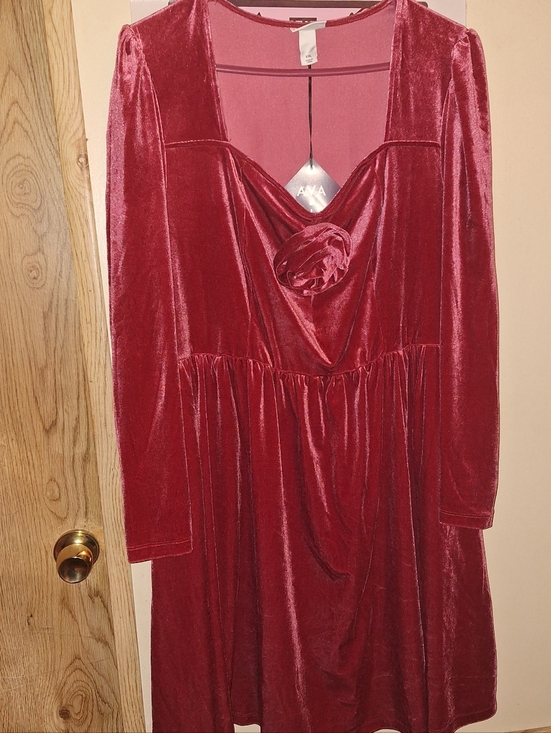 Ava & Viv Dresses & Skirts - Ava And Viv Cherry Velvet Dress